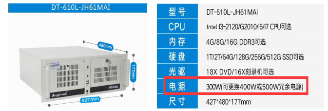 工控機(jī)配GTX1050或者以上顯卡電源為何必須是400W或者以上呢？