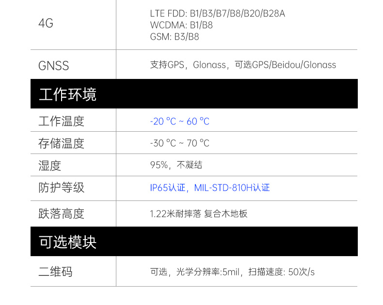 10英寸三防工業(yè)平板電腦,多通訊雙電池長續(xù),DTZ-I102E