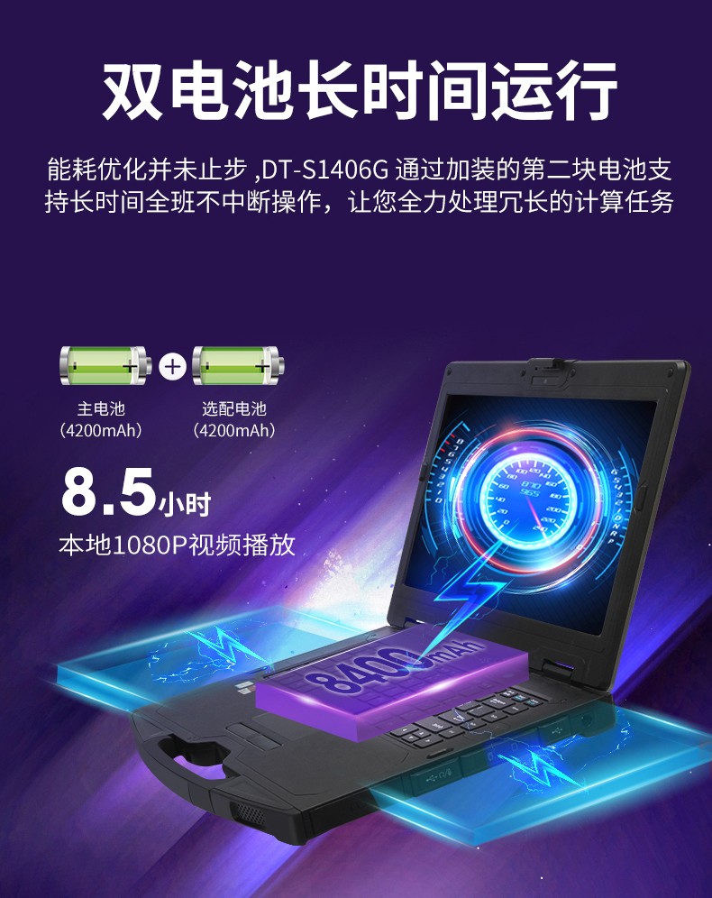 酷睿6代14英寸半加固三防筆記本,工業(yè)級(jí)計(jì)算機(jī)電腦,DT-S1406G.jpg