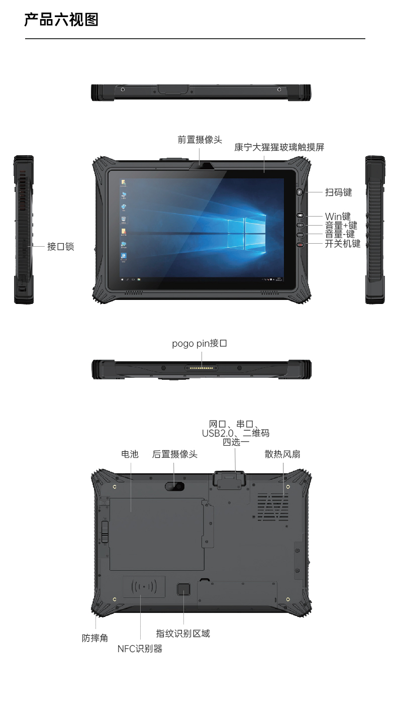 10.1/12英寸三防平板電腦,IP65防護工業(yè)車載平板,DTZ-I1012E.jpg