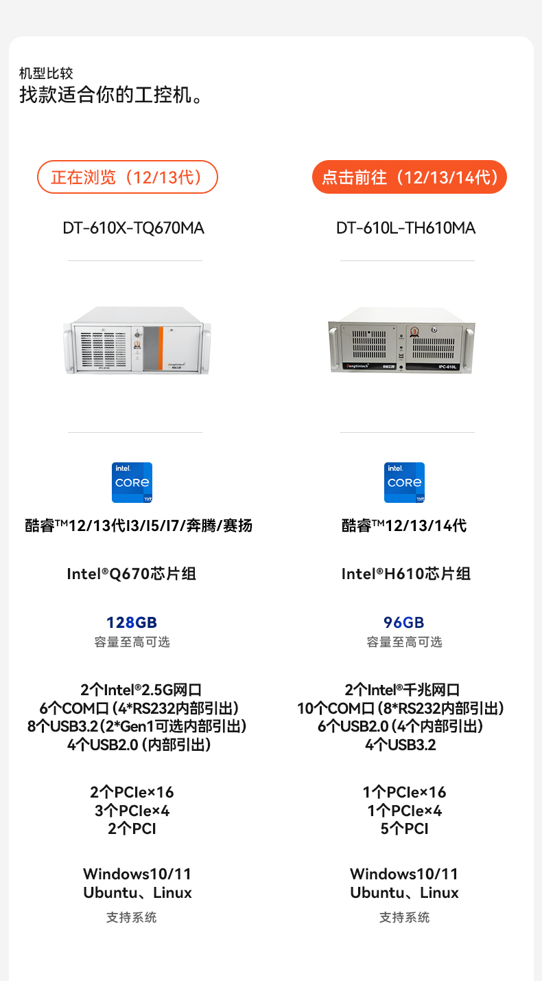 東田4U上架式工控機(jī),數(shù)據(jù)采集工業(yè)電腦,DT-610X-TQ670MA.jpg