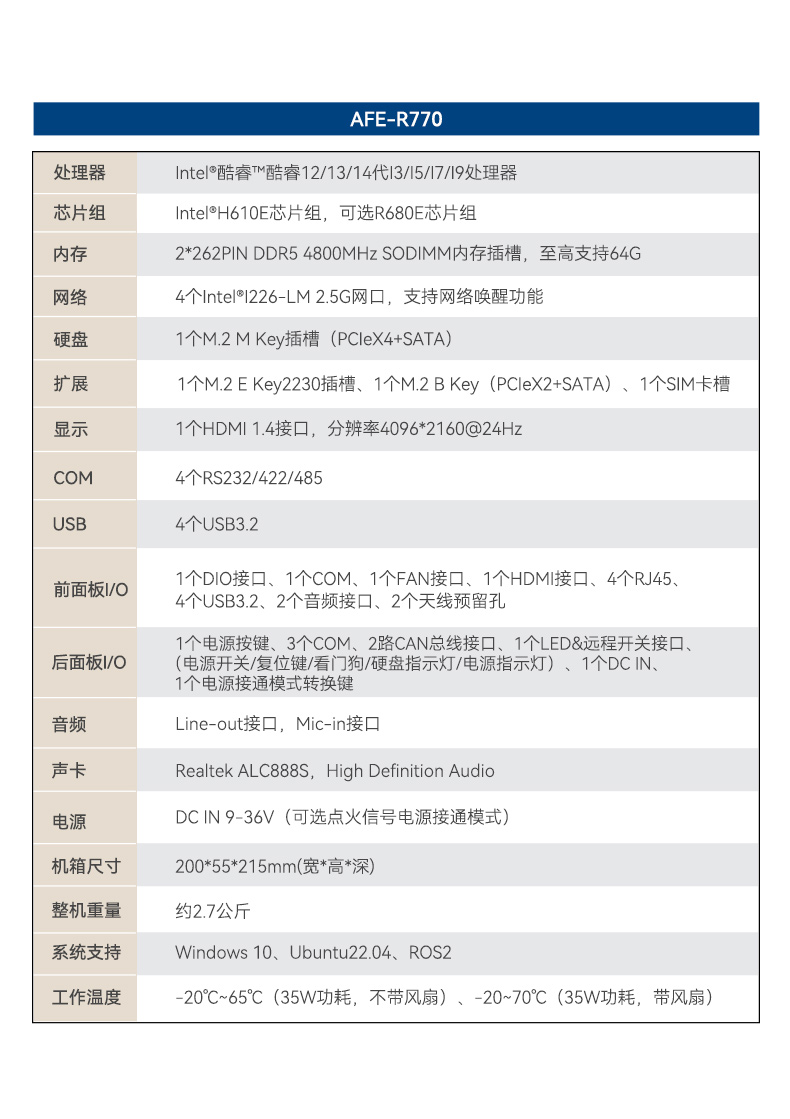 研華嵌入式工控機(jī),酷睿14代工業(yè)電腦主機(jī),雙通道64G,AFE-R770.jpg