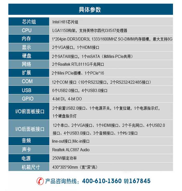 東田2U多串口工控機(jī),12個(gè)串口工業(yè)主機(jī)電腦,DT-S2010MB-XH81MC.jpg
