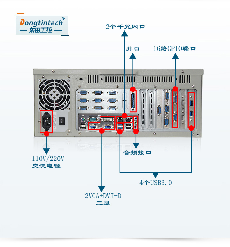 東田4U標(biāo)準(zhǔn)工控機(jī),低功耗14串口工業(yè)電腦,DT-610L-XB75MB.jpg