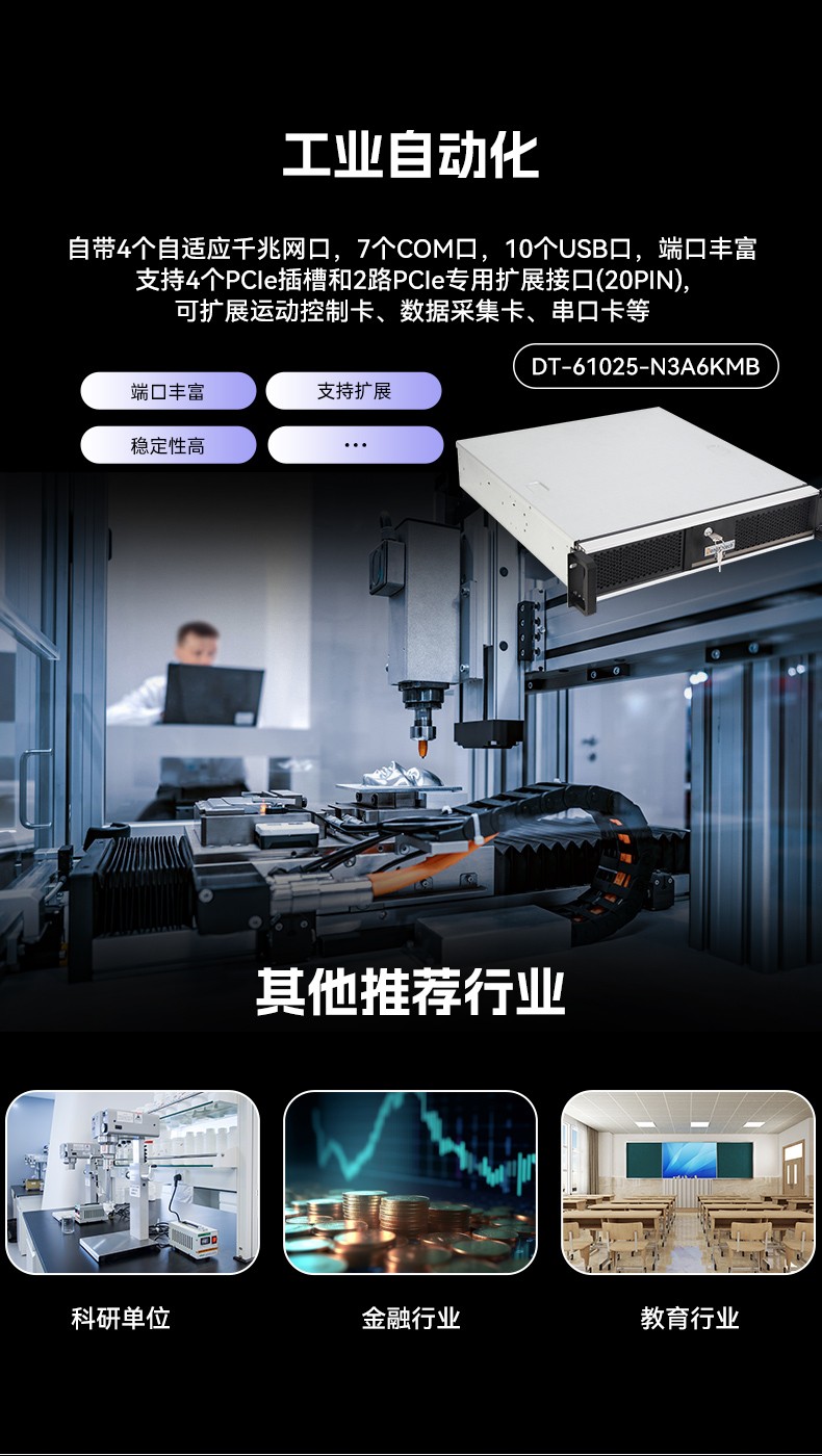 國產(chǎn)龍芯3a6000工控機(jī),UOS操作系統(tǒng)工業(yè)主機(jī),DT-61025-N3A6KMB.jpg